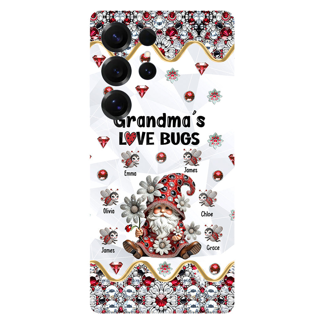 Grandma's Love Bugs - Personalized Grandma Full Print Phone Case