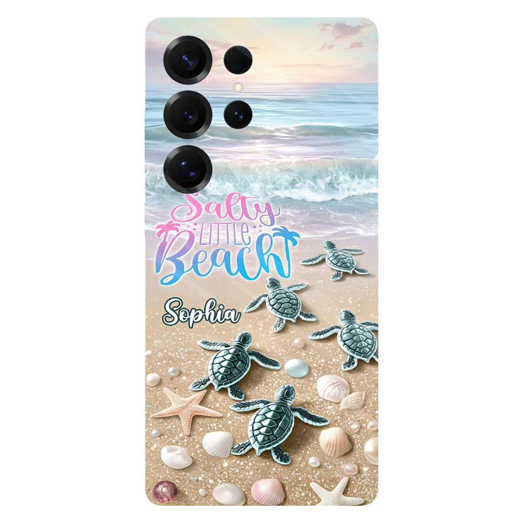 Salty Lil Beach - Coque de téléphone personnalisée pour amoureux de la mer avec impression intégrale