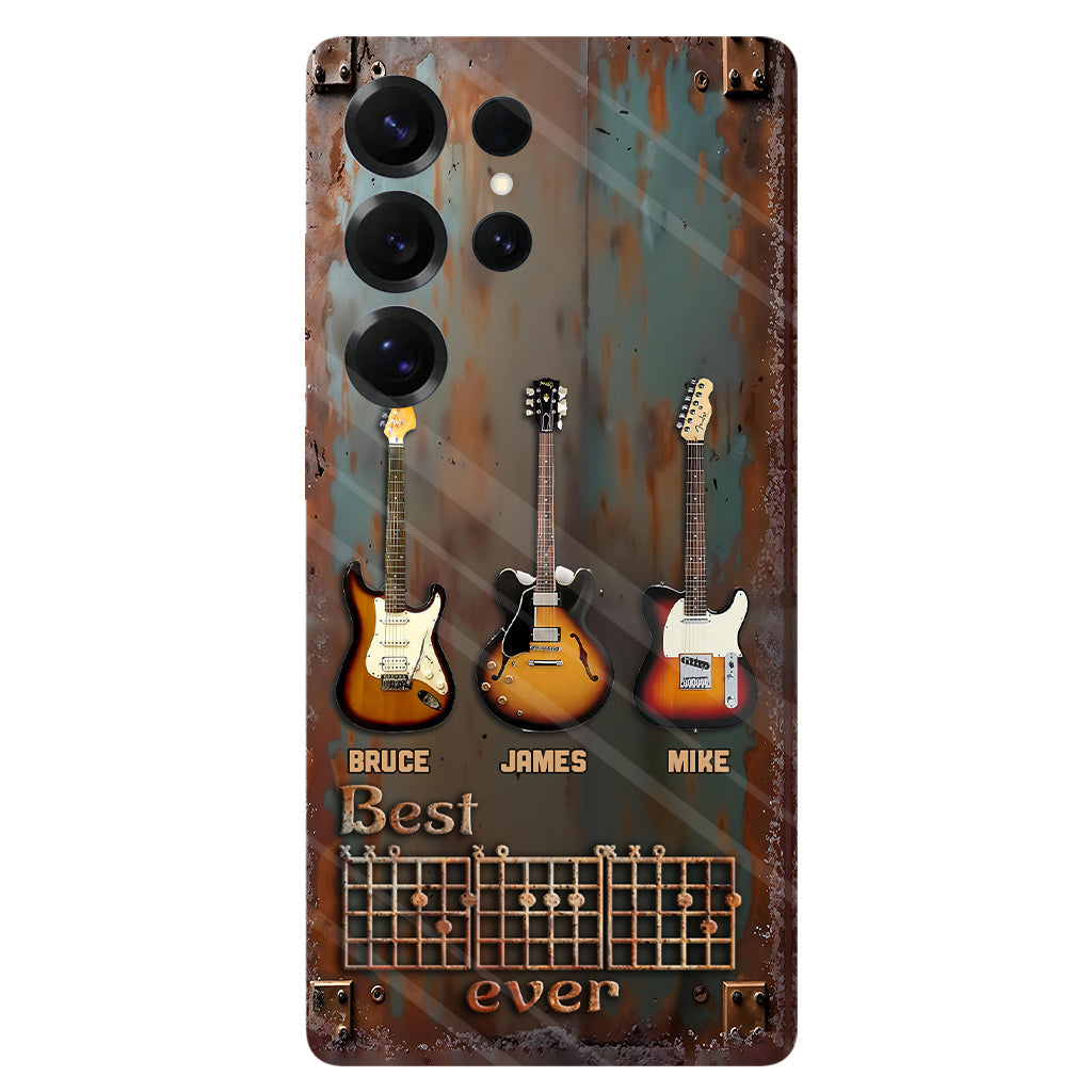 Best Guitar Dad Ever - Personalized Guitar Full Print Phone Case