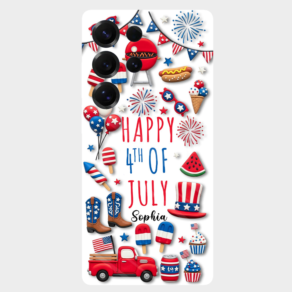 Happy 4th Of July - Personalized Independence Day/ 4th of July Full Print Phone Case