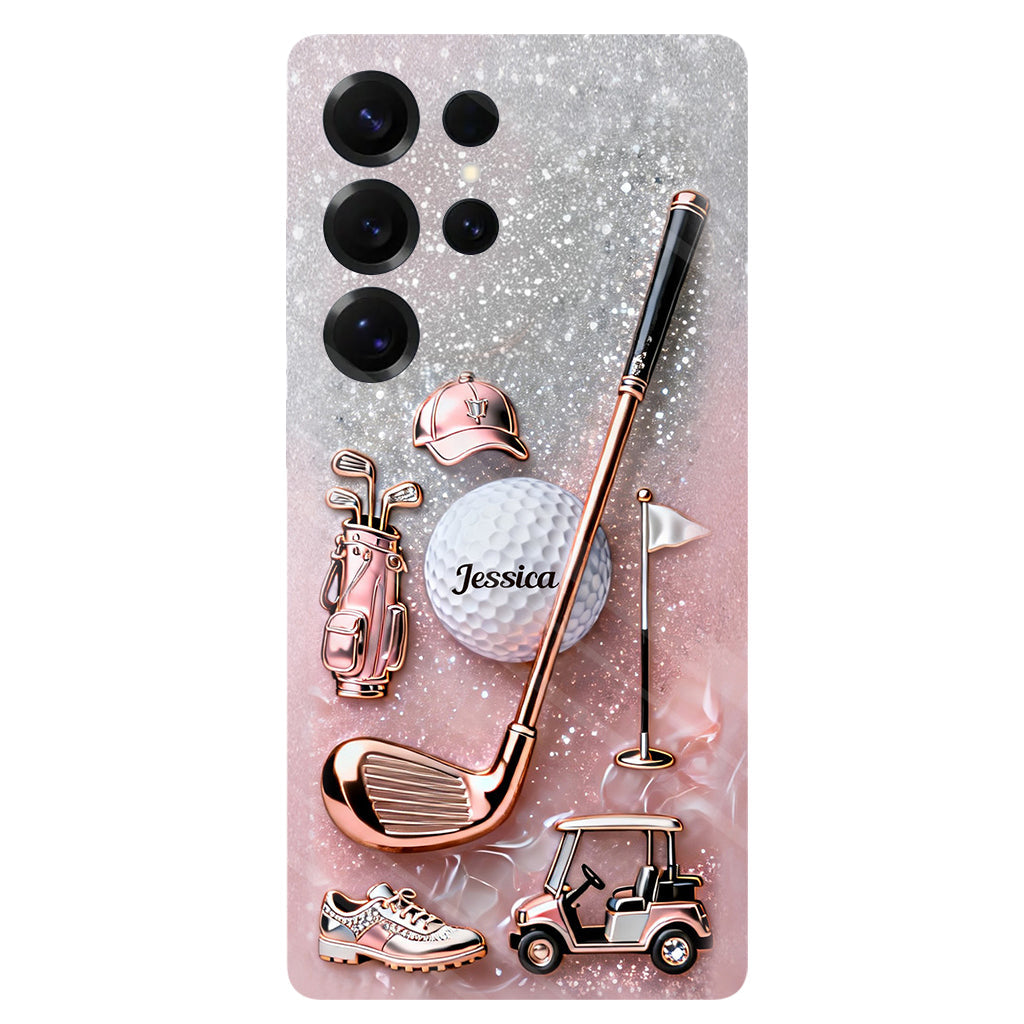 Passionné de golf ? Coque de téléphone personnalisée avec imprimé golf intégral