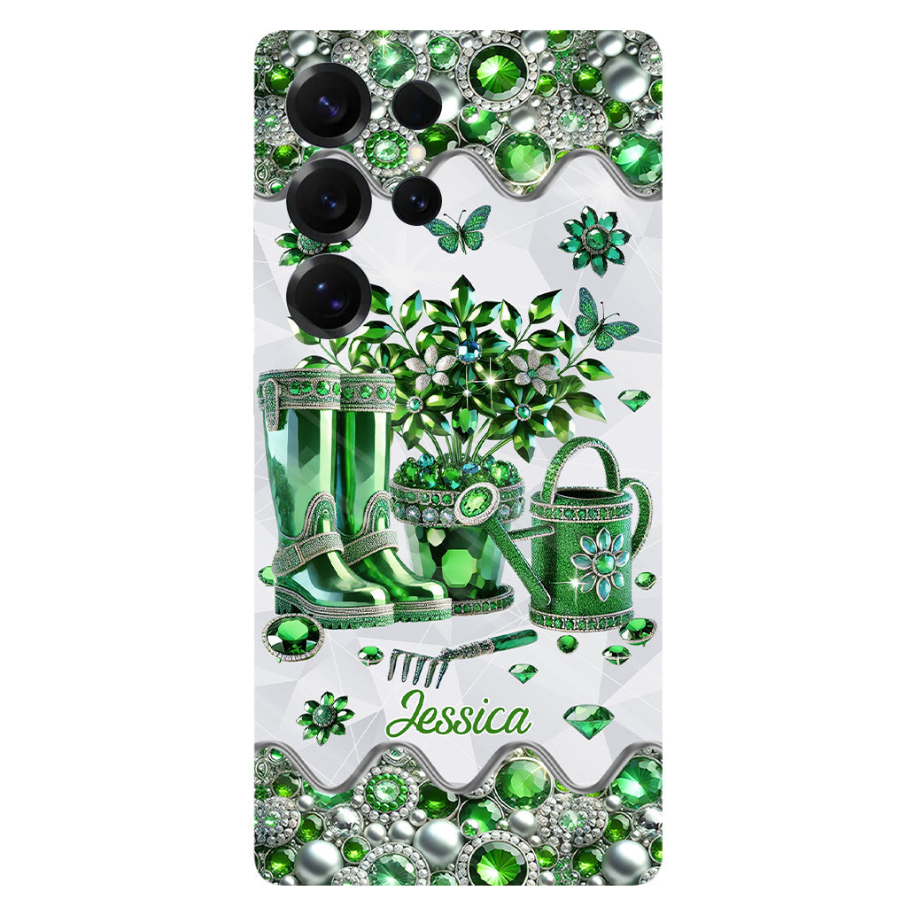 Just A Girl Who Loves Gardening - Personalized Gardening Full Print Phone Case