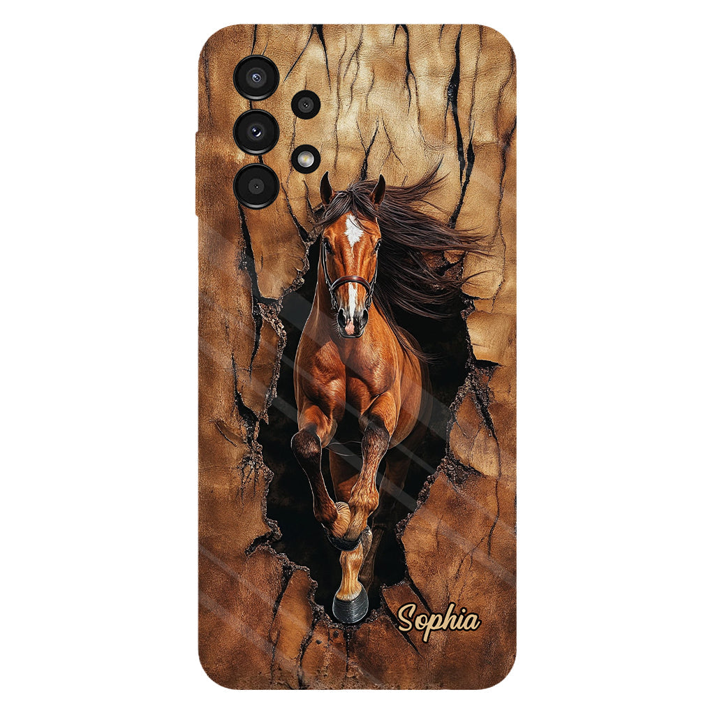 Horse Lovers - Personalized Horse Full Print Phone Case