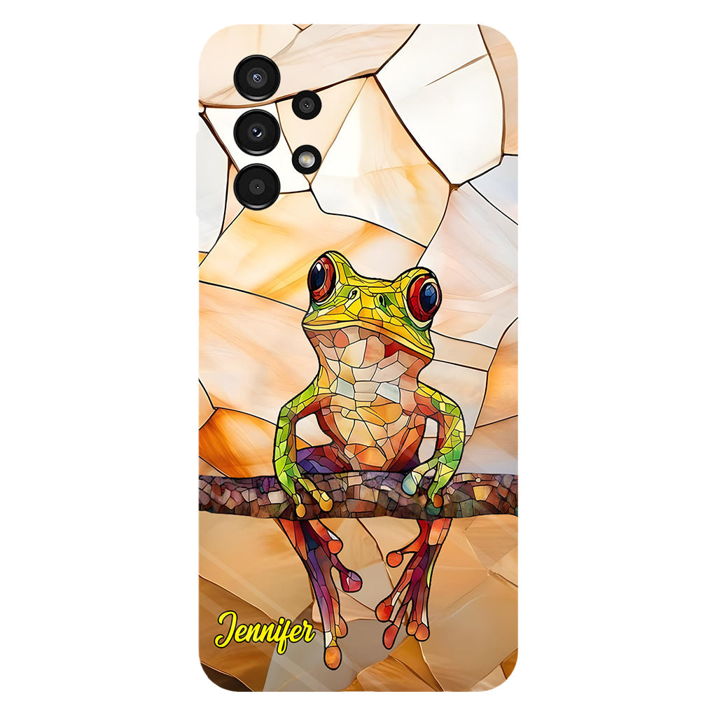 Coque de téléphone personnalisée avec motif grenouille - Cadeau idéal pour les amoureux des grenouilles