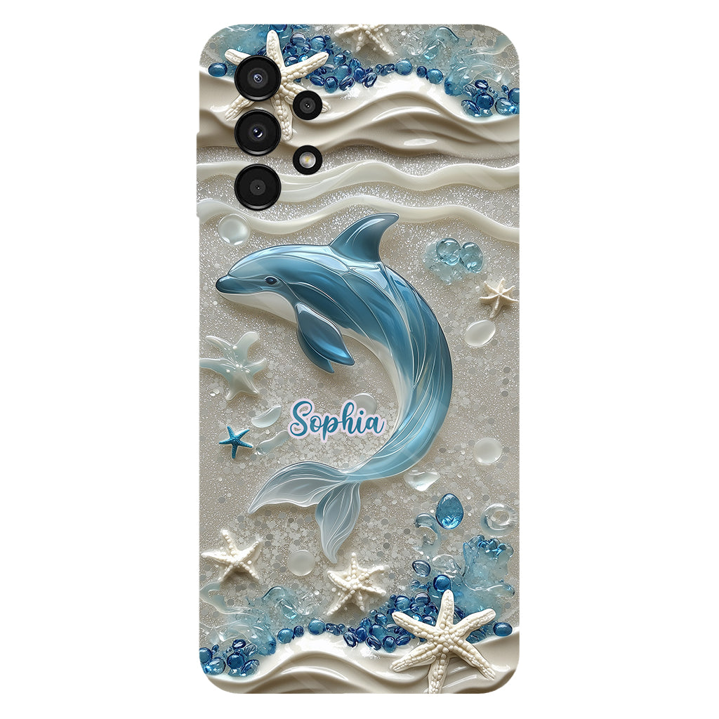 Love Dophins - Personalized Dolphin Full Print Phone Case