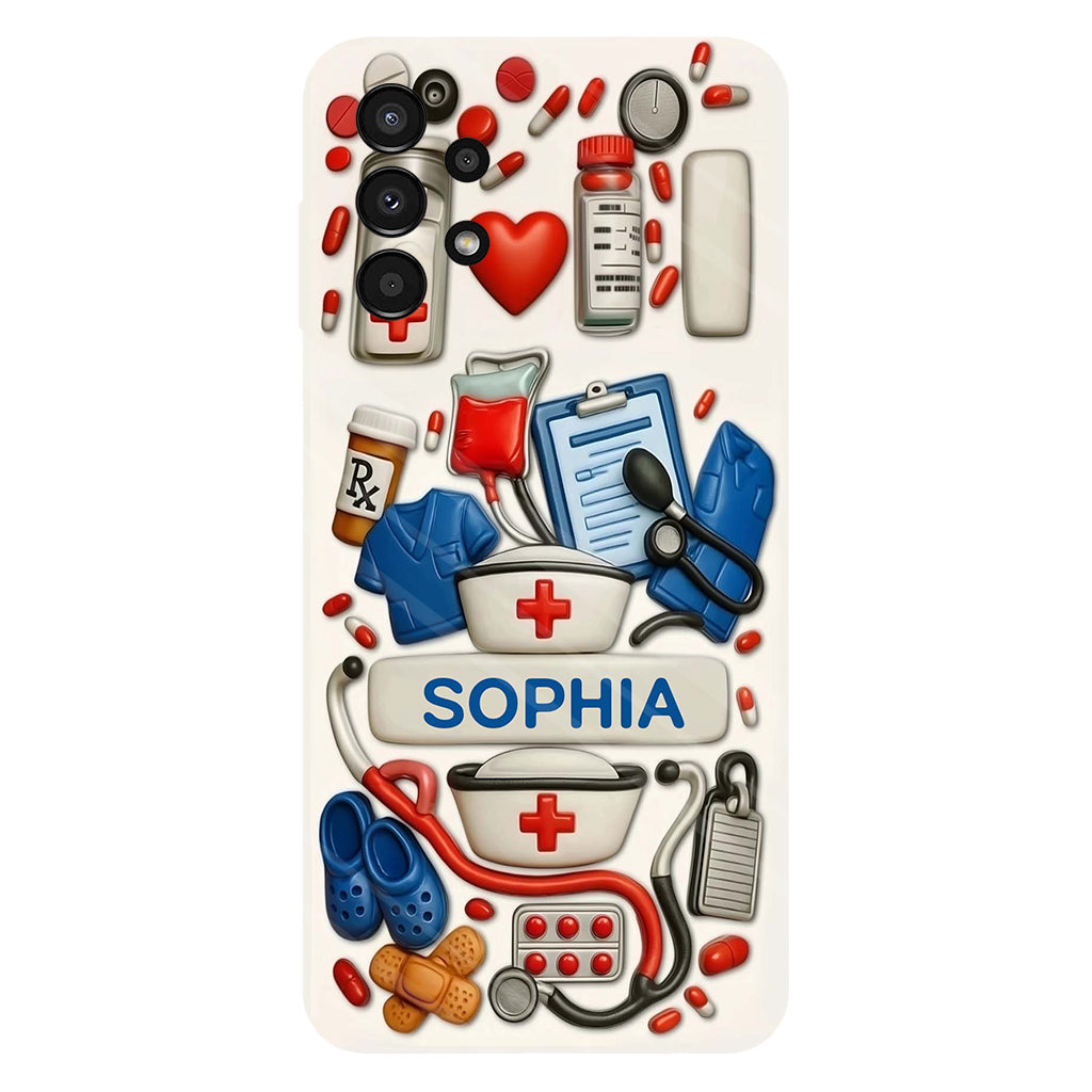 Nurses Are The Heart Of Healthcare - Personalized Nurse Full Print Phone Case