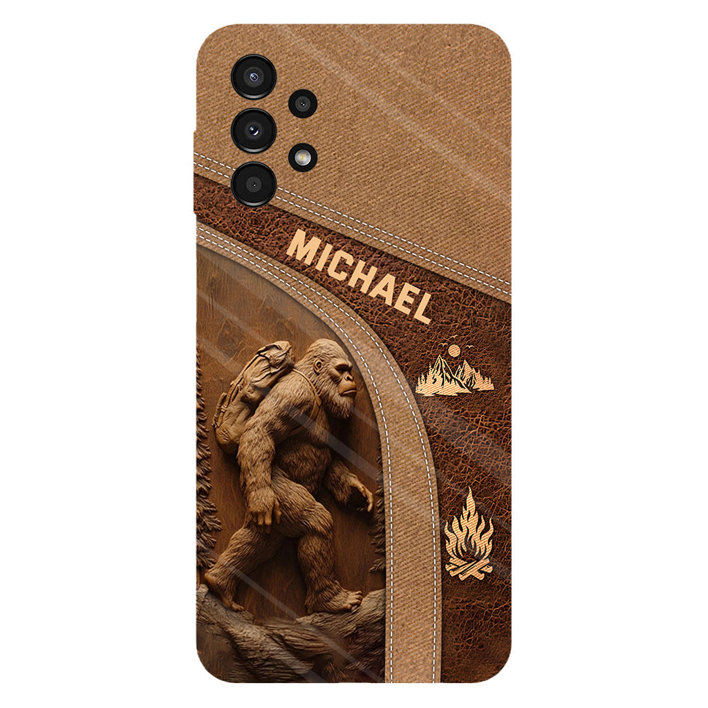 Sasquatch - Coque de téléphone personnalisée avec impression intégrale pour la randonnée