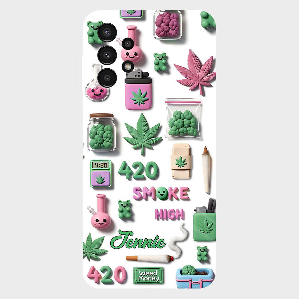 Stoner Chic - Personalized Weed Full Print Phone Case