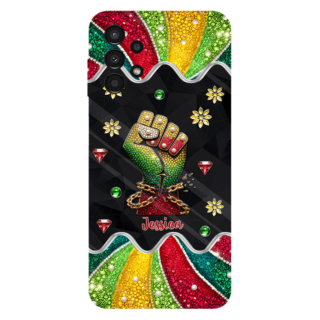 Ils ne nous aiment pas - Coque de téléphone et support de téléphone personnalisés Juneteenth avec impression intégrale