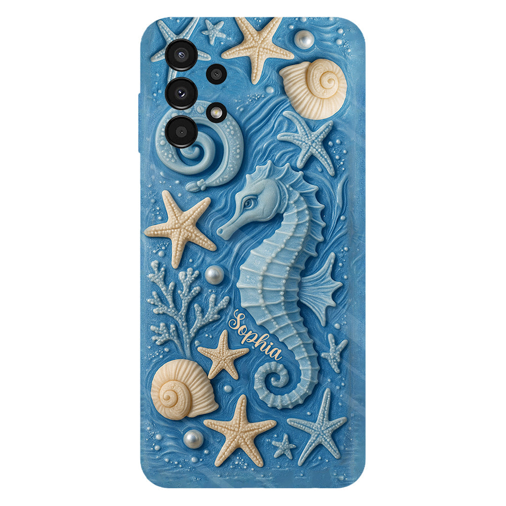 Juste une fille qui aime l'océan - Coque de téléphone personnalisée pour amoureux de la mer avec impression intégrale