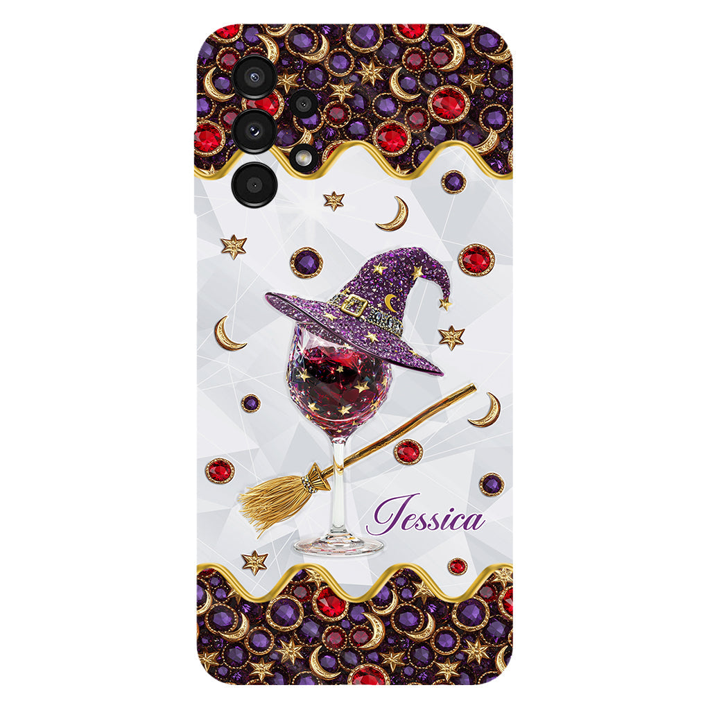 Wine Witch - Personalized Witch Full Print Phone Case