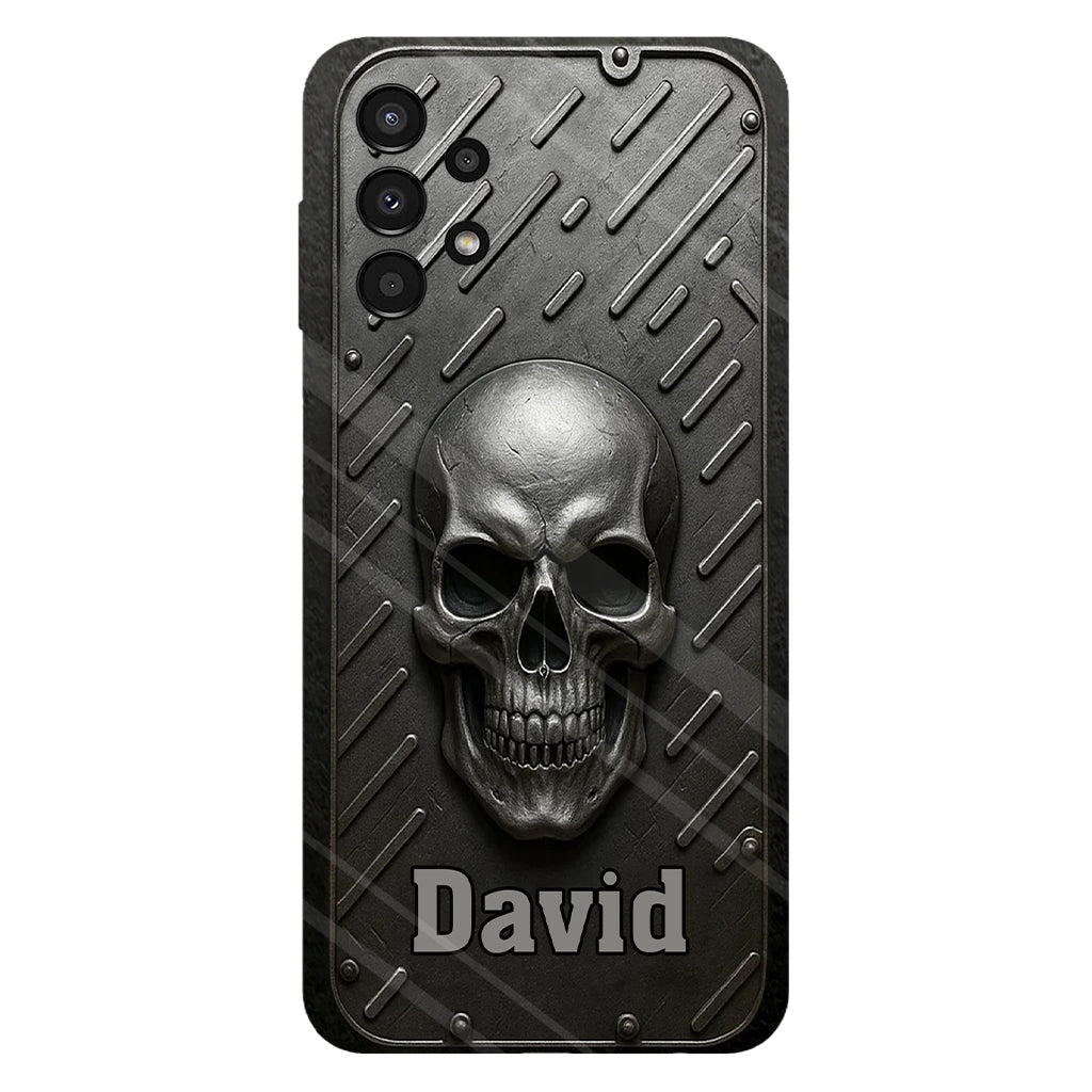Hello Darkness - Personalized Skull Full Print Phone Case