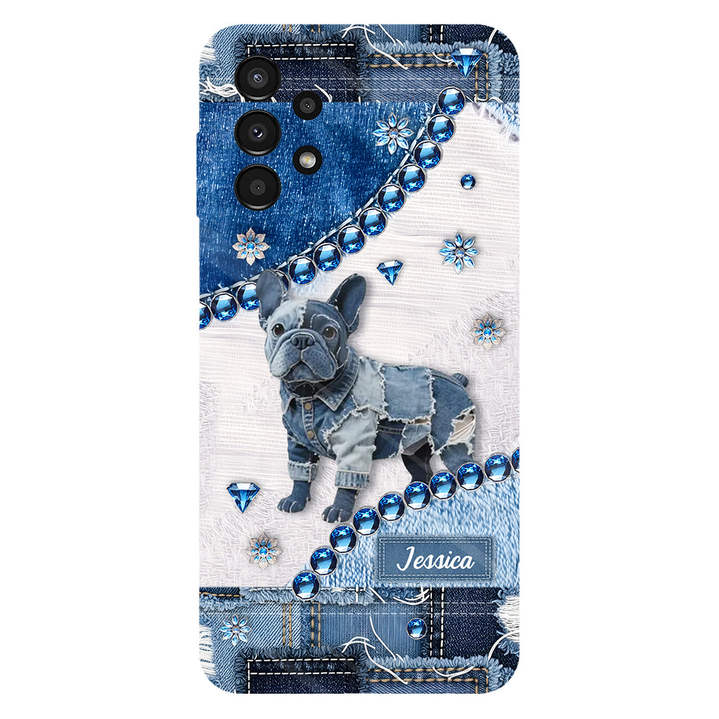 Cute Bulldog - Personalized Dog Full Print Phone Case