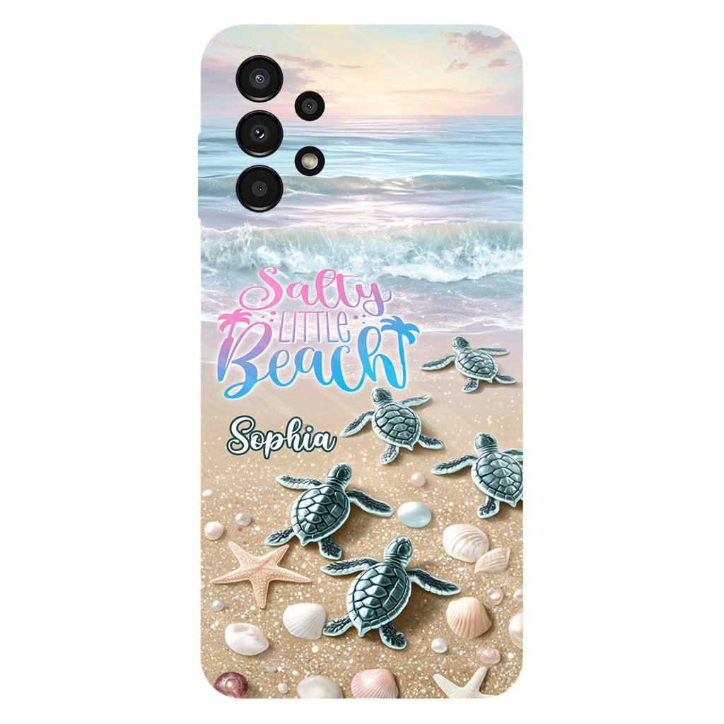 Salty Lil Beach - Coque de téléphone personnalisée pour amoureux de la mer avec impression intégrale