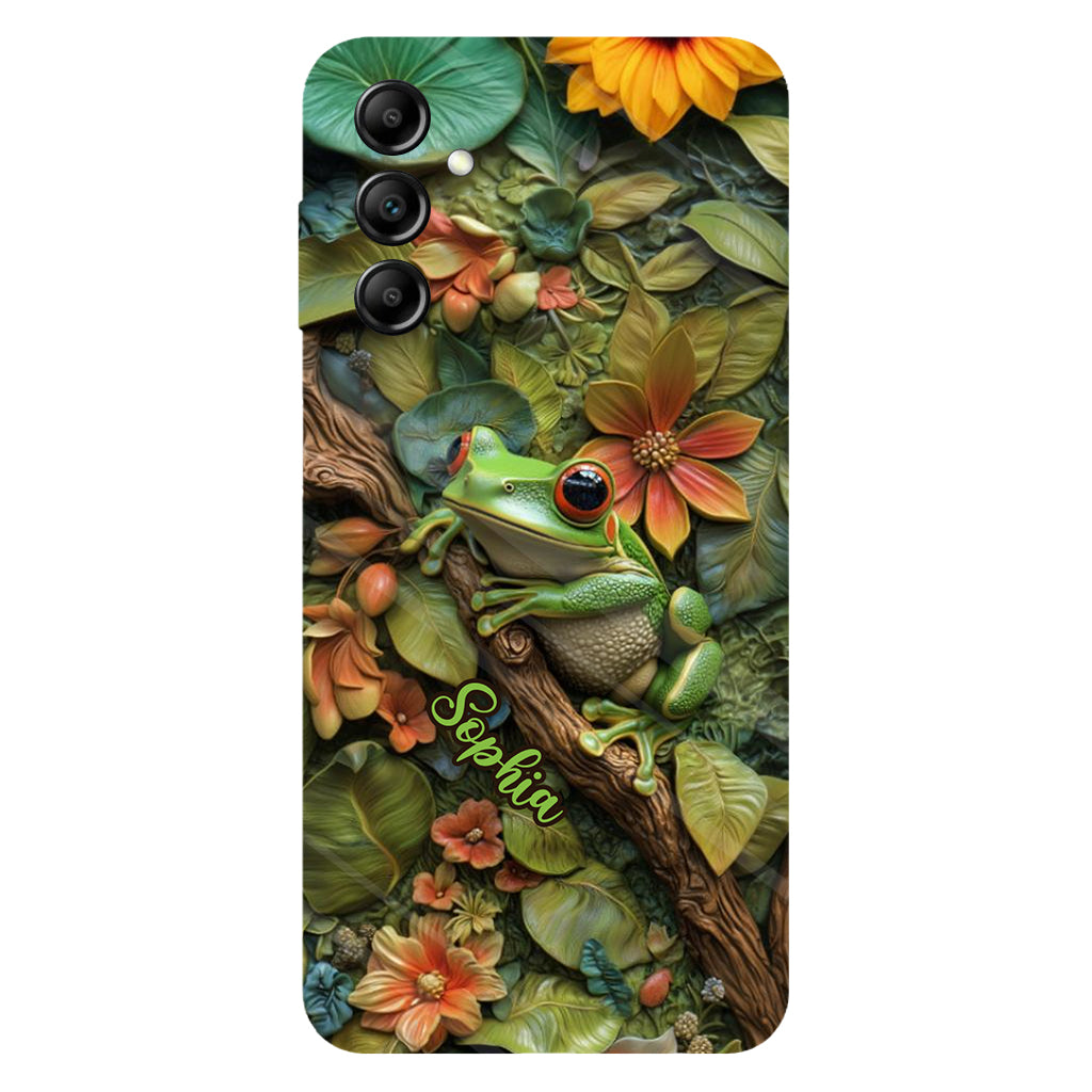 Adorable Grenouille - Coque de téléphone personnalisée avec imprimé grenouille