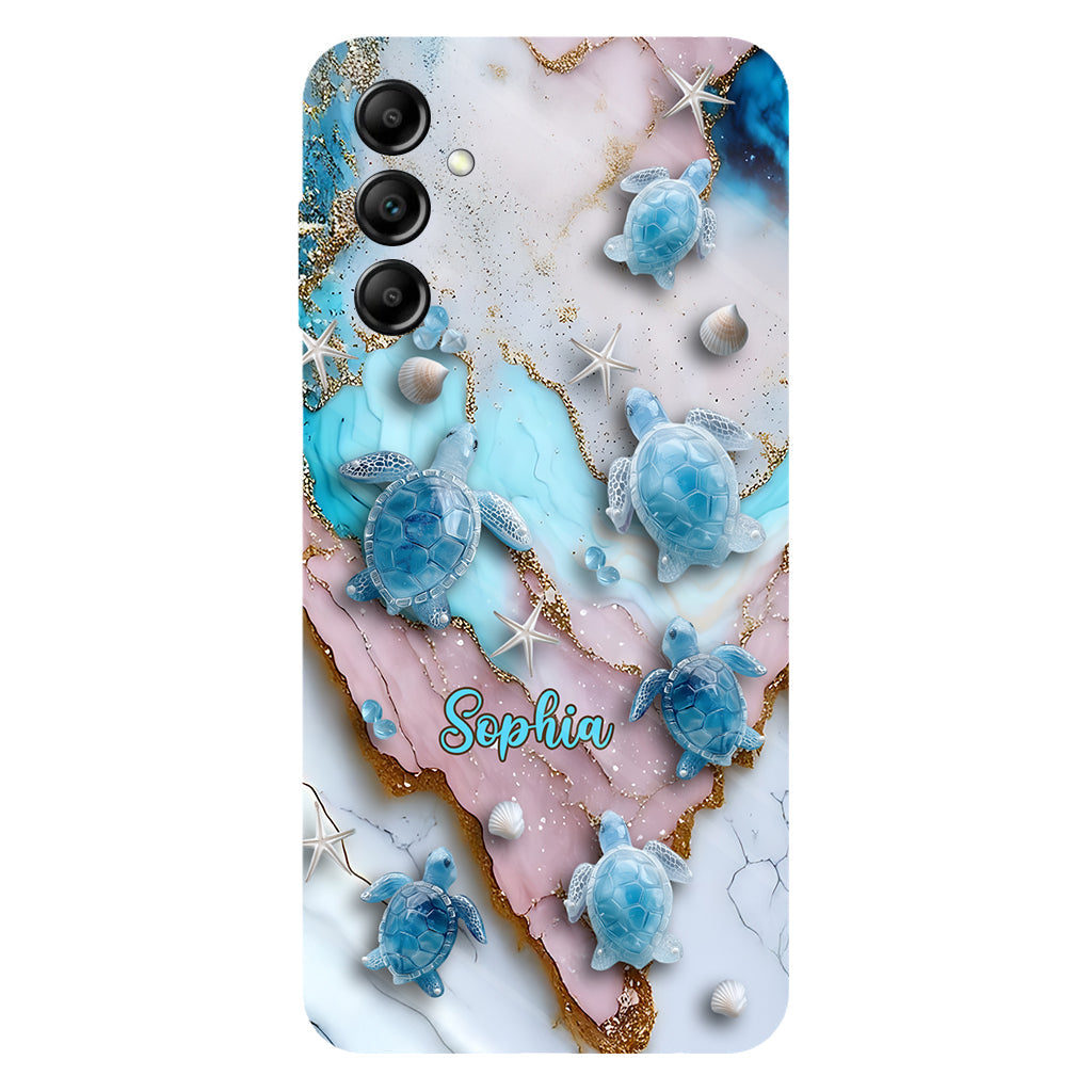 Love Turtles - Personalized Turtle Full Print Phone Case