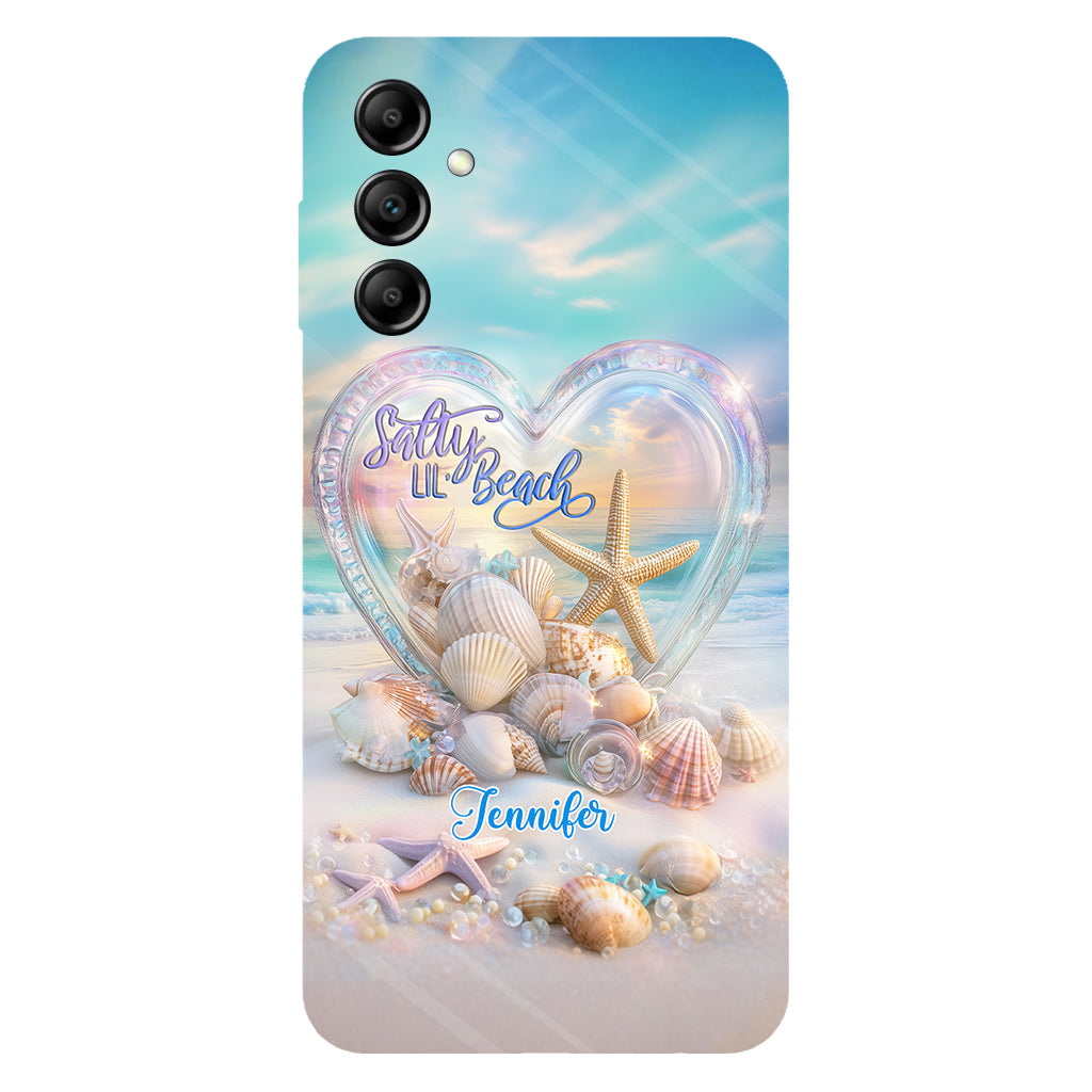 Salty Lil Beach - Coque de téléphone personnalisée pour amoureux de la mer avec impression intégrale