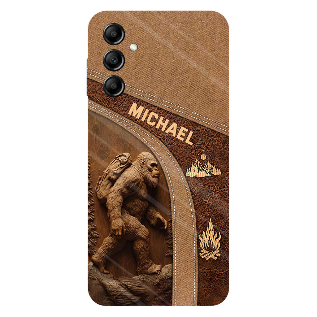 Sasquatch - Coque de téléphone personnalisée avec impression intégrale pour la randonnée