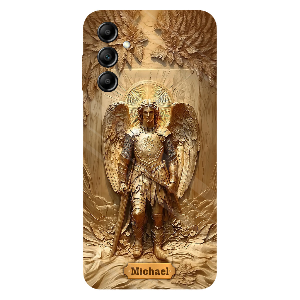 Archangel Michael - Personalized Christian Full Print Phone Case