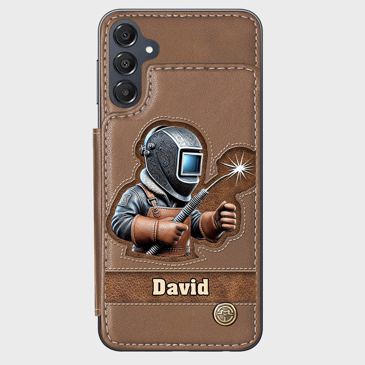 Strong Ones Become Welder - Personalized Welder Wallet Phone Case