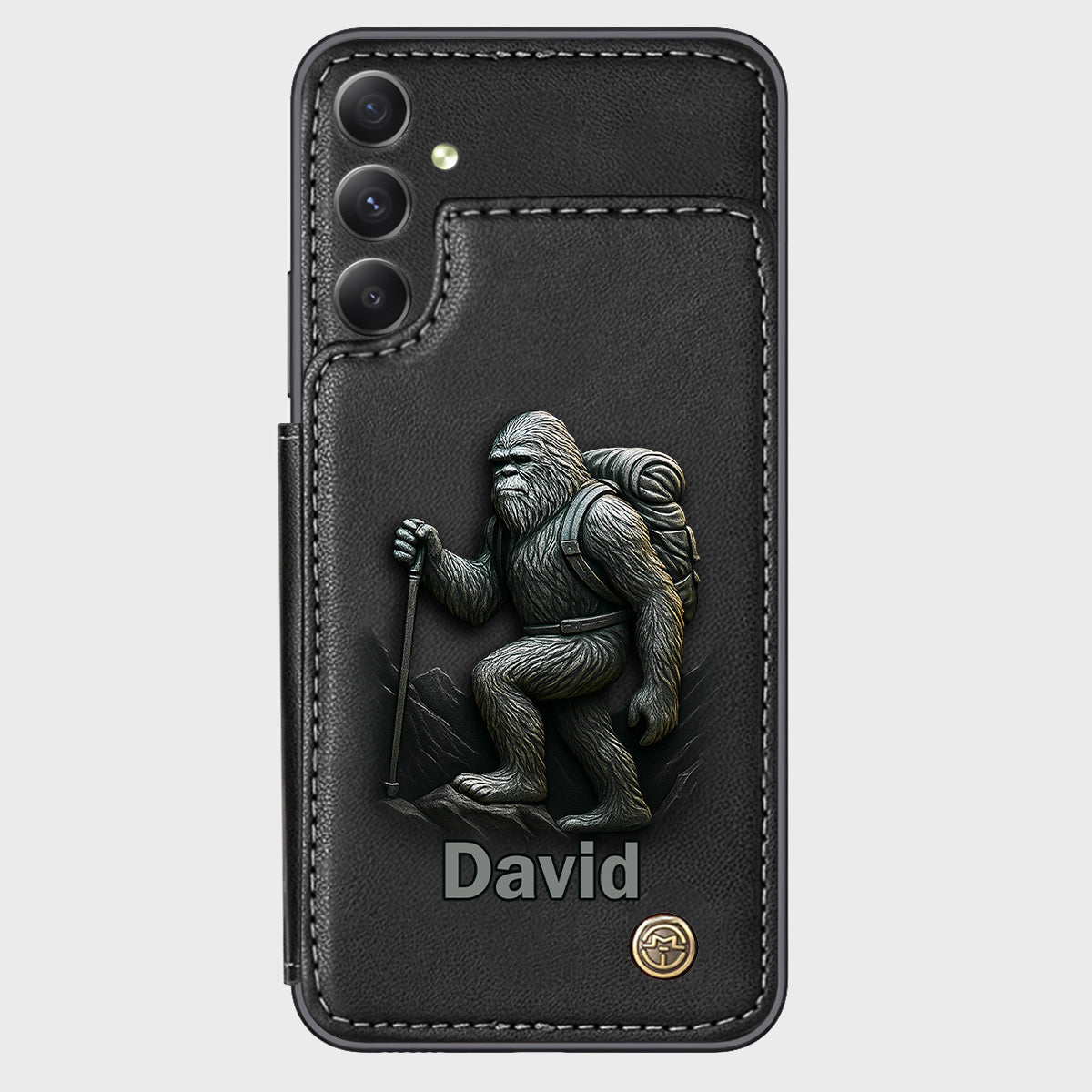 Sasquatch - Personalized Hiking Wallet Phone Case