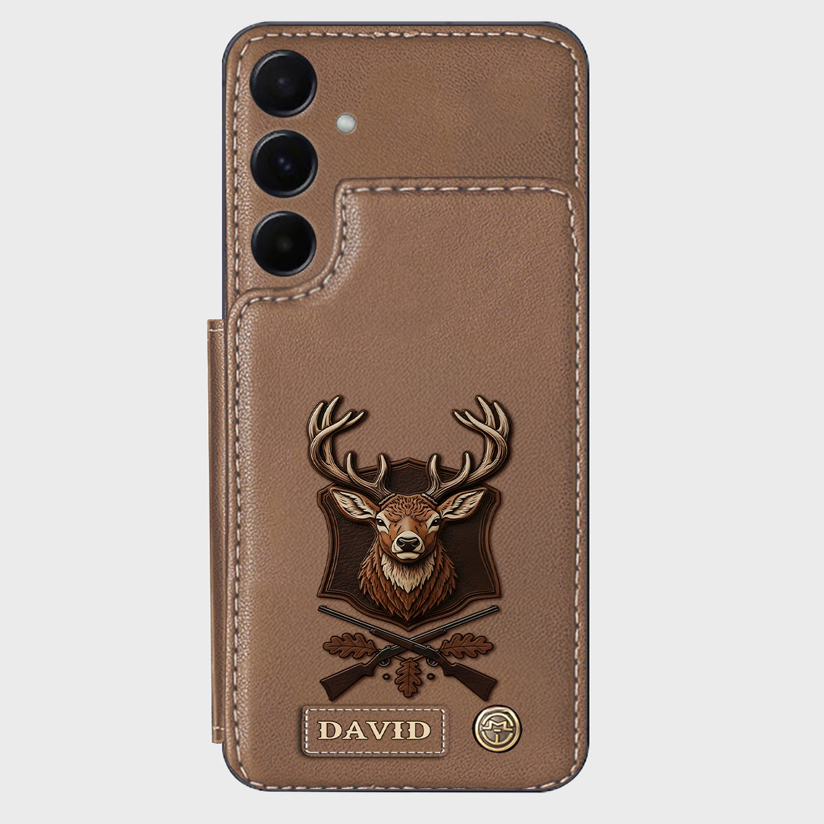 Passionné de chasse - Étui portefeuille personnalisé pour téléphone sur le thème de la chasse