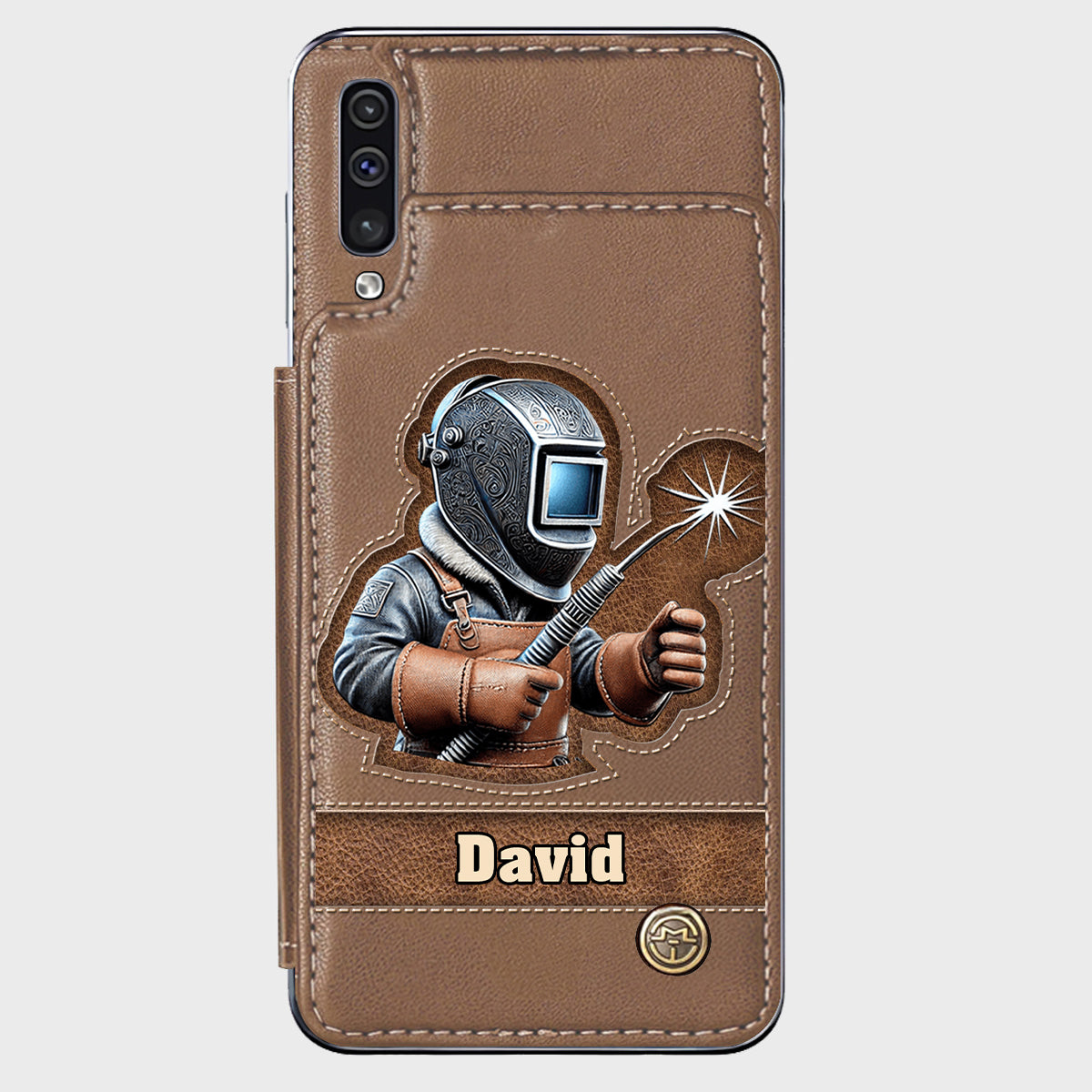 Strong Ones Become Welder - Personalized Welder Wallet Phone Case