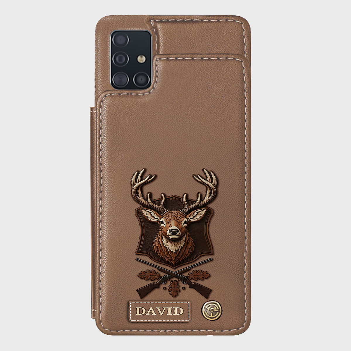 Passionné de chasse - Étui portefeuille personnalisé pour téléphone sur le thème de la chasse