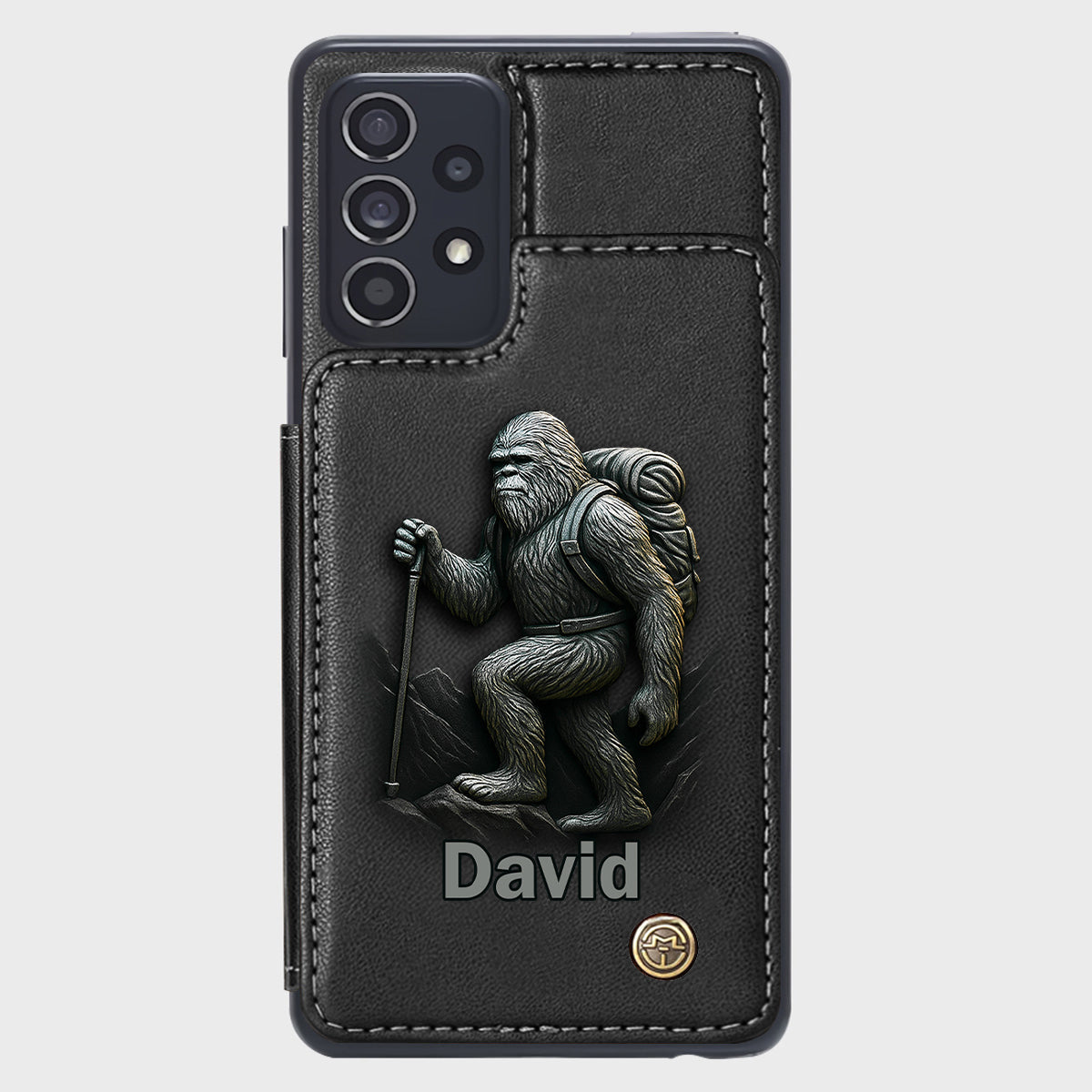 Sasquatch - Personalized Hiking Wallet Phone Case