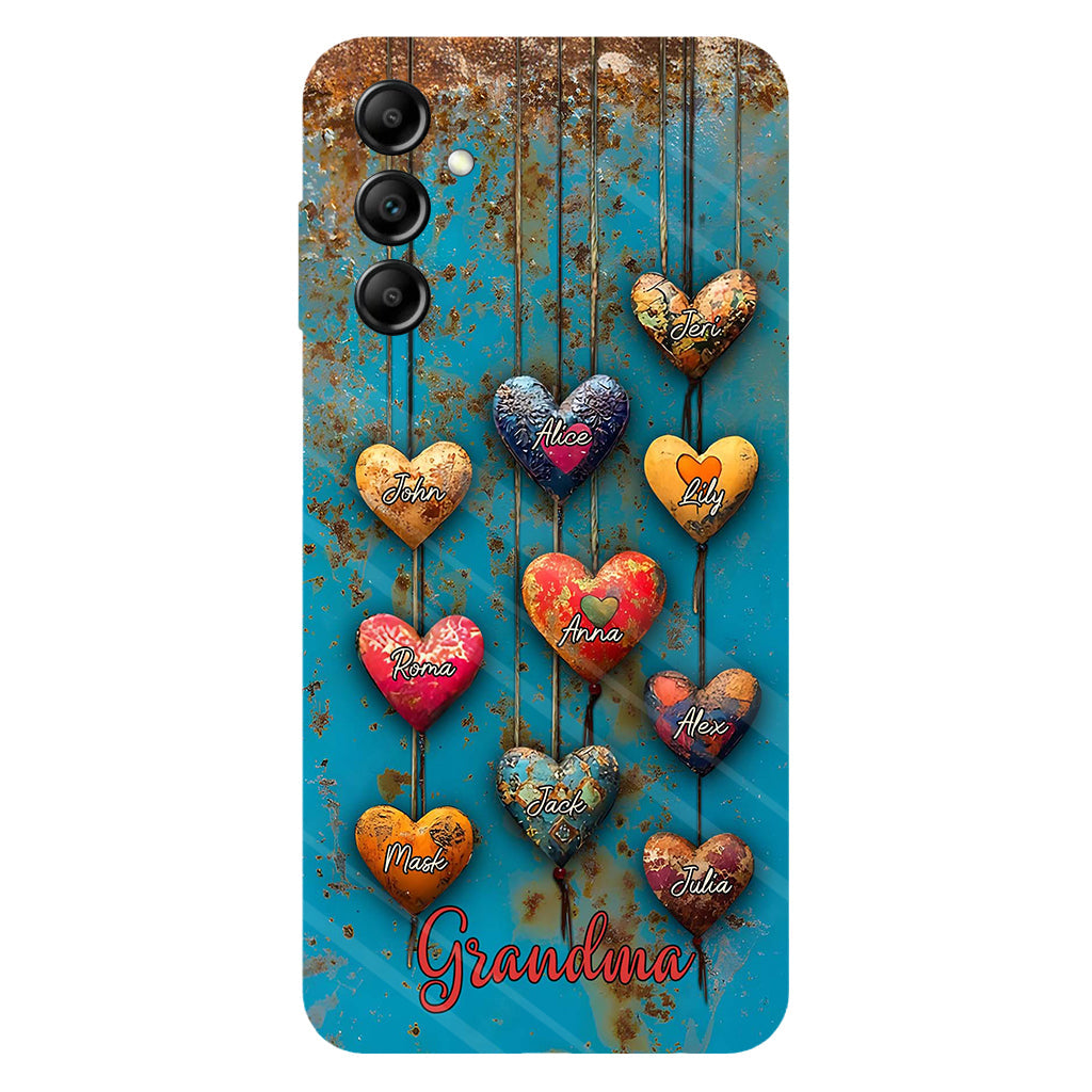 Grandma's Mom's Sweethearts - Personalized Grandma Full Print Phone Case