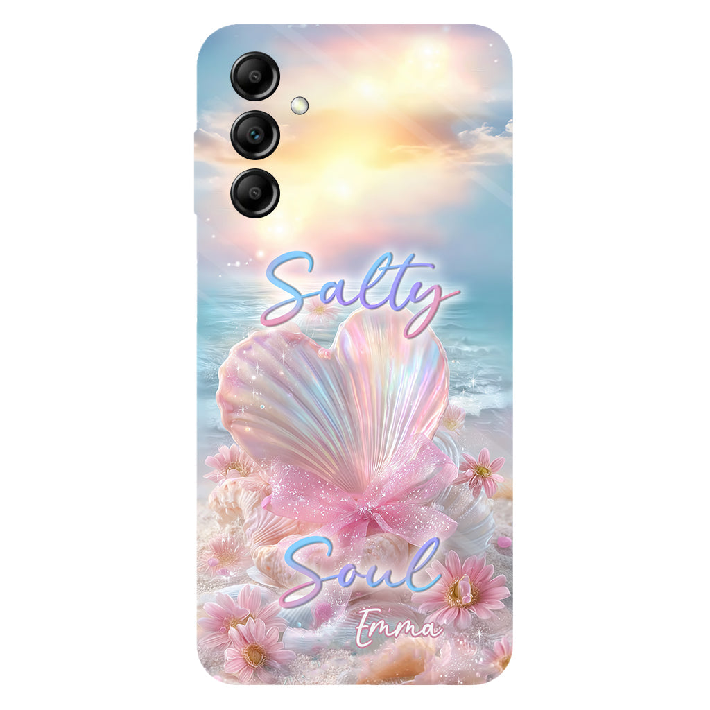 Salty Soul - Coque de téléphone personnalisée pour amoureux de la mer avec impression intégrale