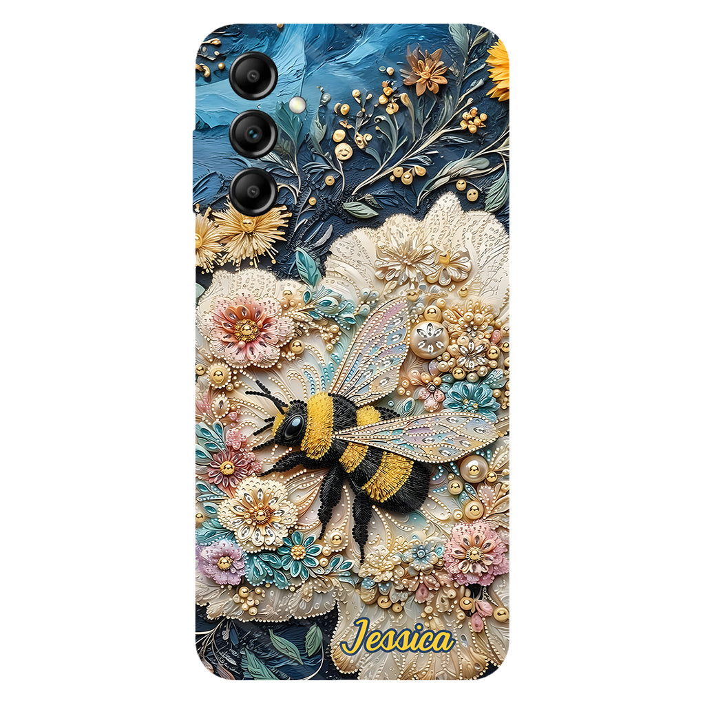 Soyez gentils - Coque de téléphone personnalisée avec motif abeille