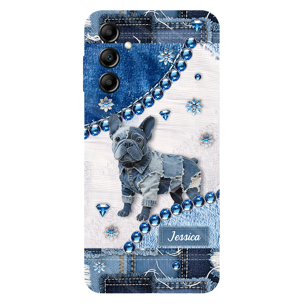 Cute Bulldog - Personalized Dog Full Print Phone Case