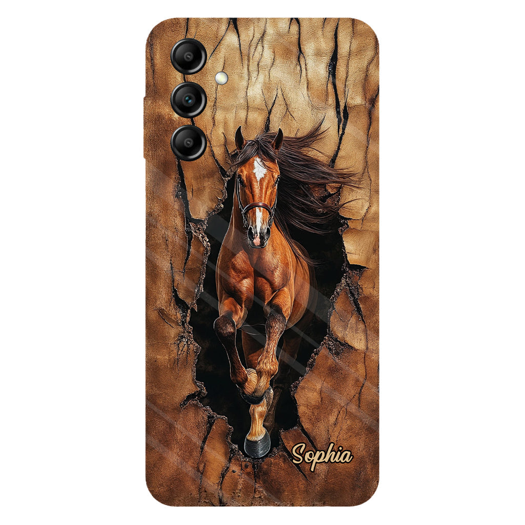 Horse Lovers - Personalized Horse Full Print Phone Case