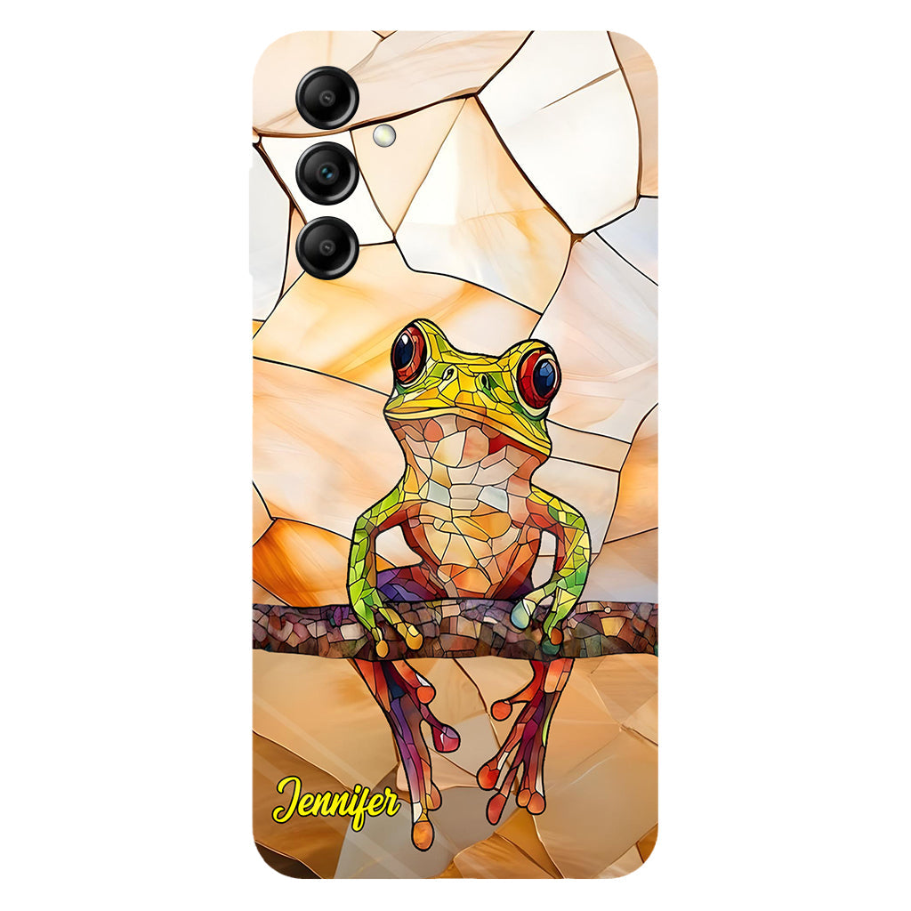 Coque de téléphone personnalisée avec motif grenouille - Cadeau idéal pour les amoureux des grenouilles