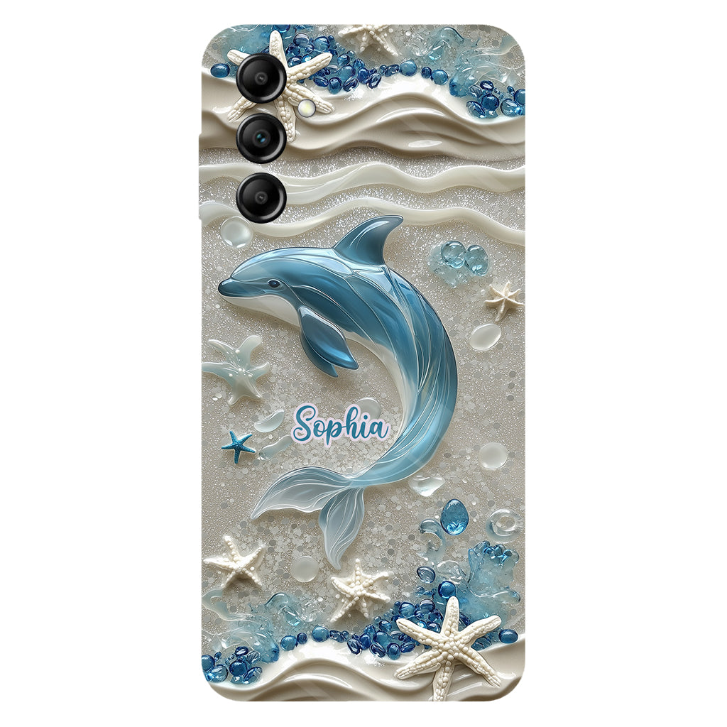Love Dophins - Personalized Dolphin Full Print Phone Case