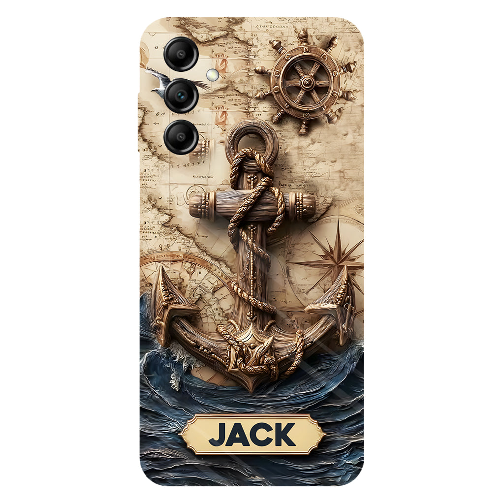 Fier marin - Coque de téléphone personnalisée avec impression intégrale sur le thème de la navigation