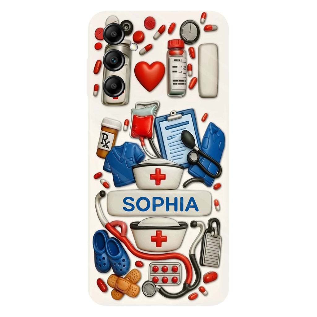 Nurses Are The Heart Of Healthcare - Personalized Nurse Full Print Phone Case