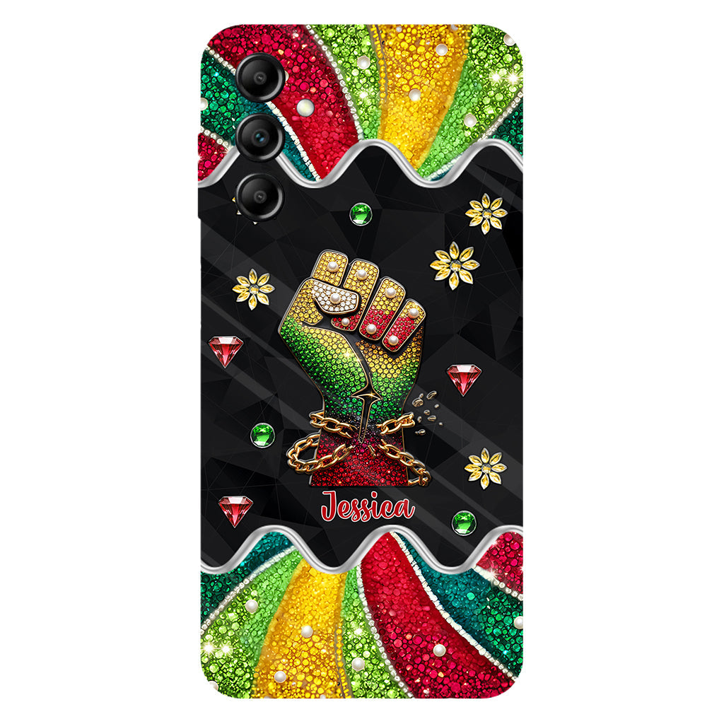 Ils ne nous aiment pas - Coque de téléphone et support de téléphone personnalisés Juneteenth avec impression intégrale