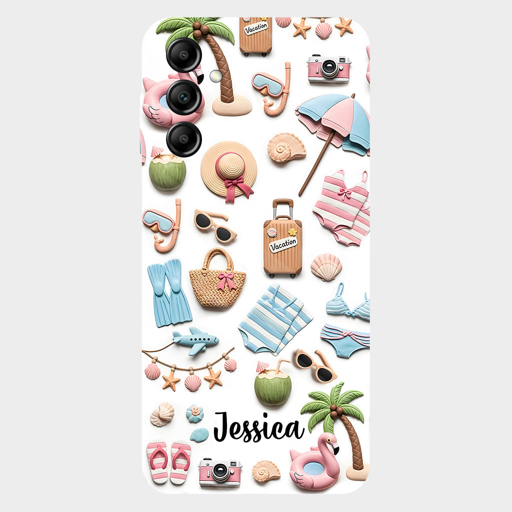Beach Lovin' Girl - Personalized Sea Lover Full Print Phone Case