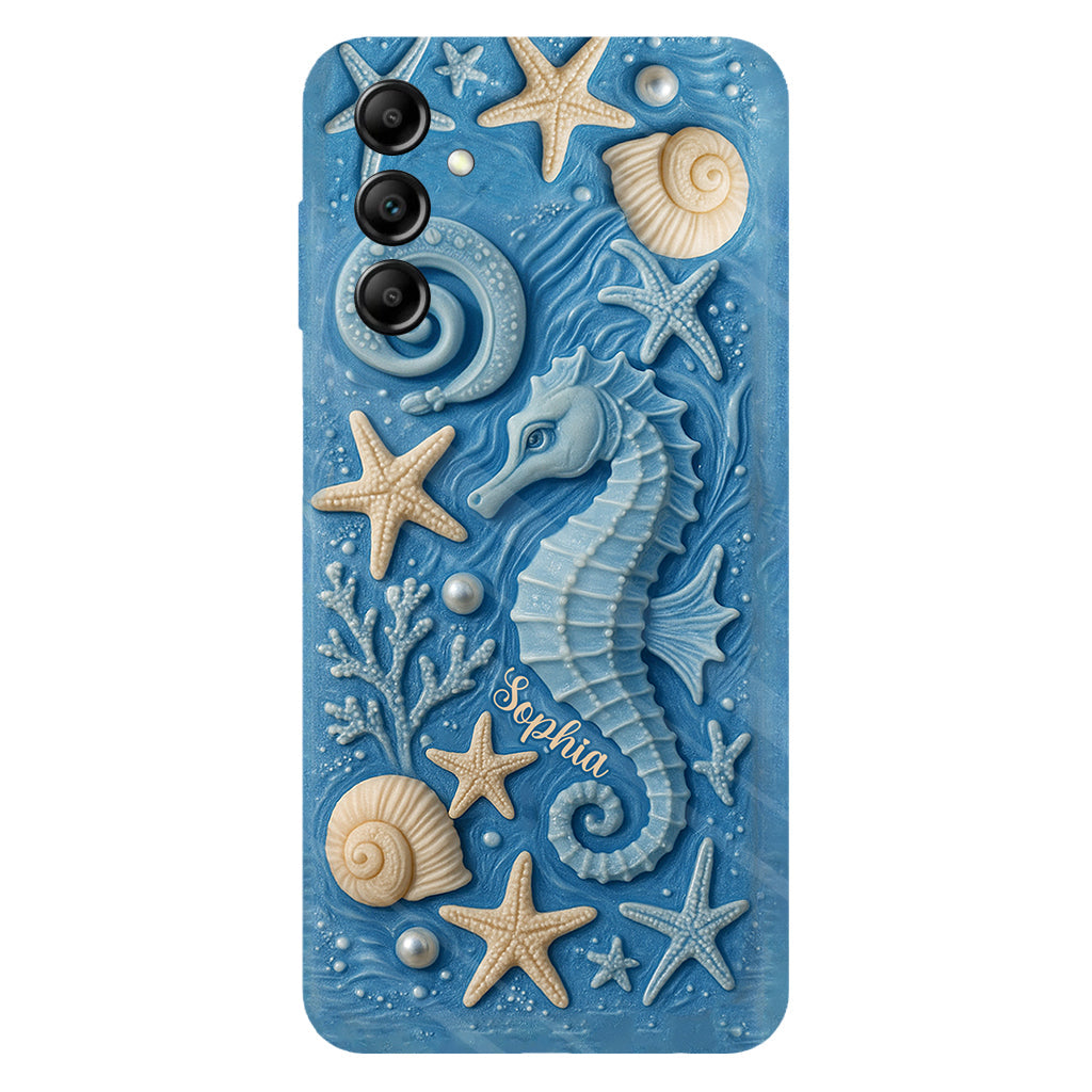 Juste une fille qui aime l'océan - Coque de téléphone personnalisée pour amoureux de la mer avec impression intégrale