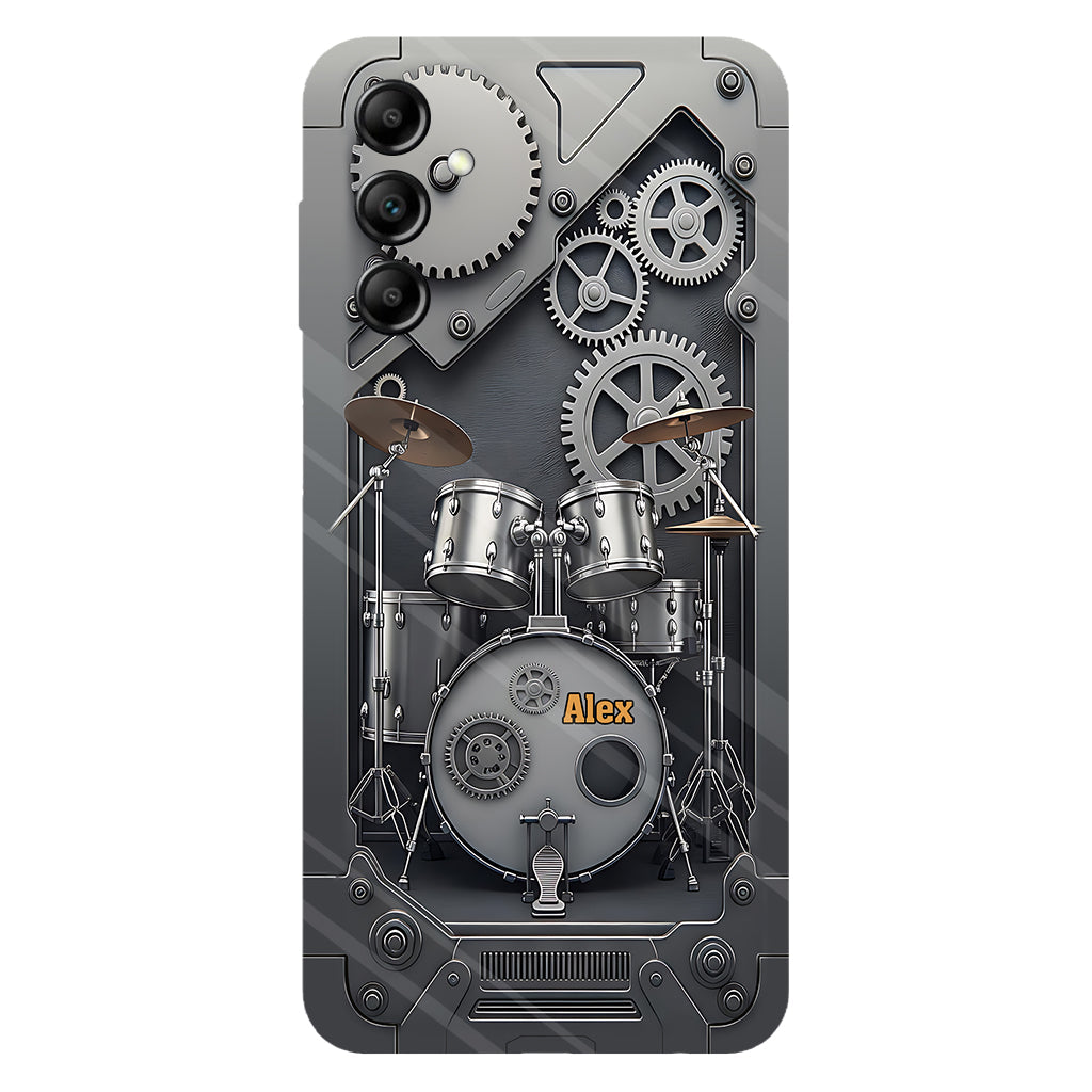 Vie de batteur - Coque de téléphone personnalisée avec impression intégrale pour batteur