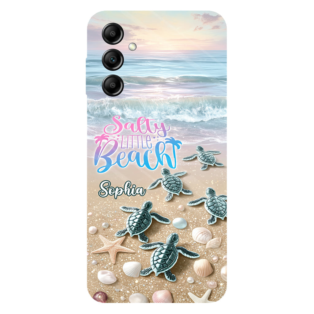 Salty Lil Beach - Coque de téléphone personnalisée pour amoureux de la mer avec impression intégrale