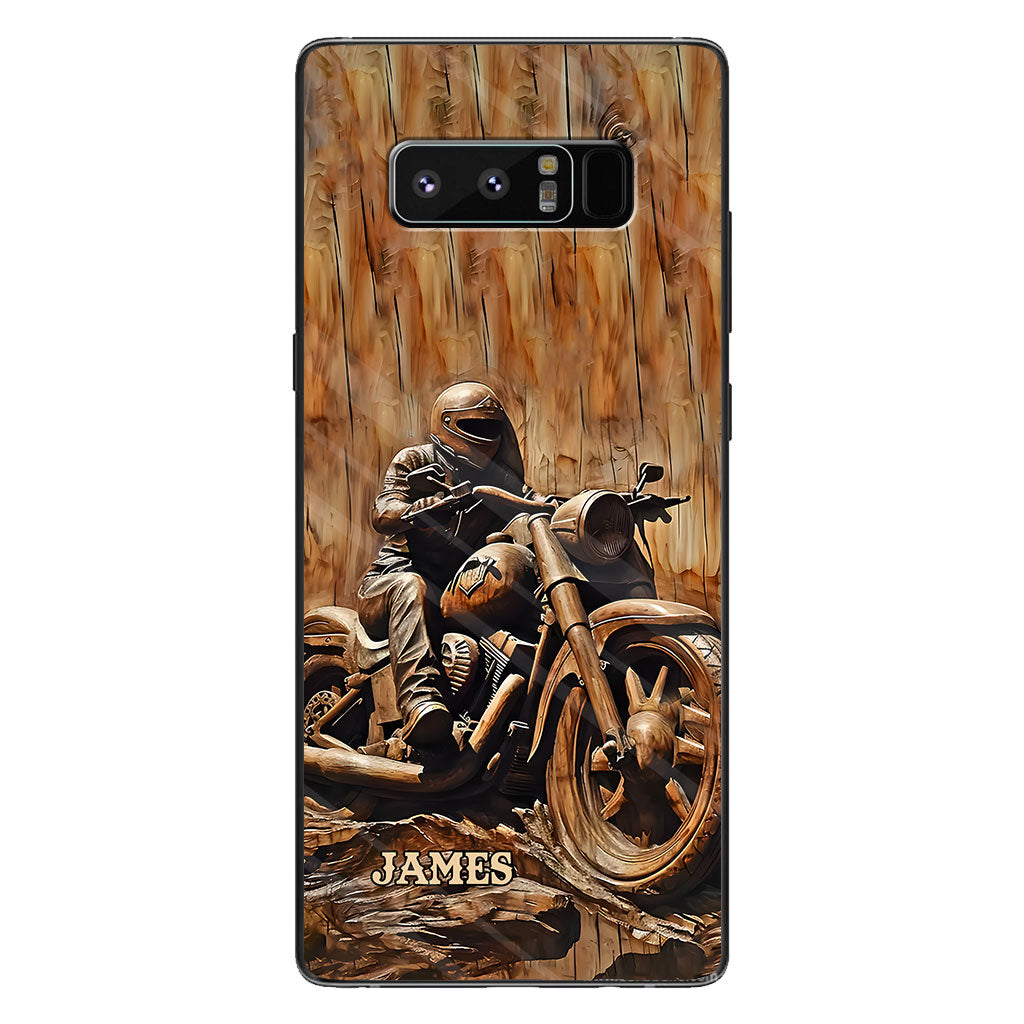 Never Underestimate An Old Man With A Motorcycle - Personalized Biker Phone Case
