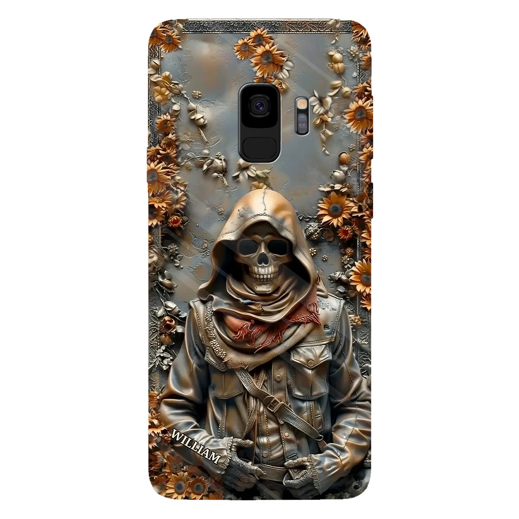 Vintage Skull - Personalized Skull Full Print Phone Case