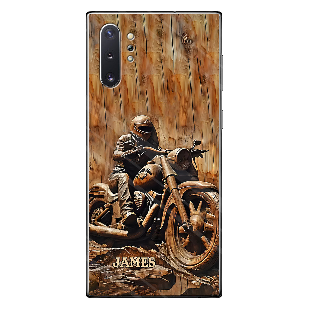 Never Underestimate An Old Man With A Motorcycle - Personalized Biker Phone Case