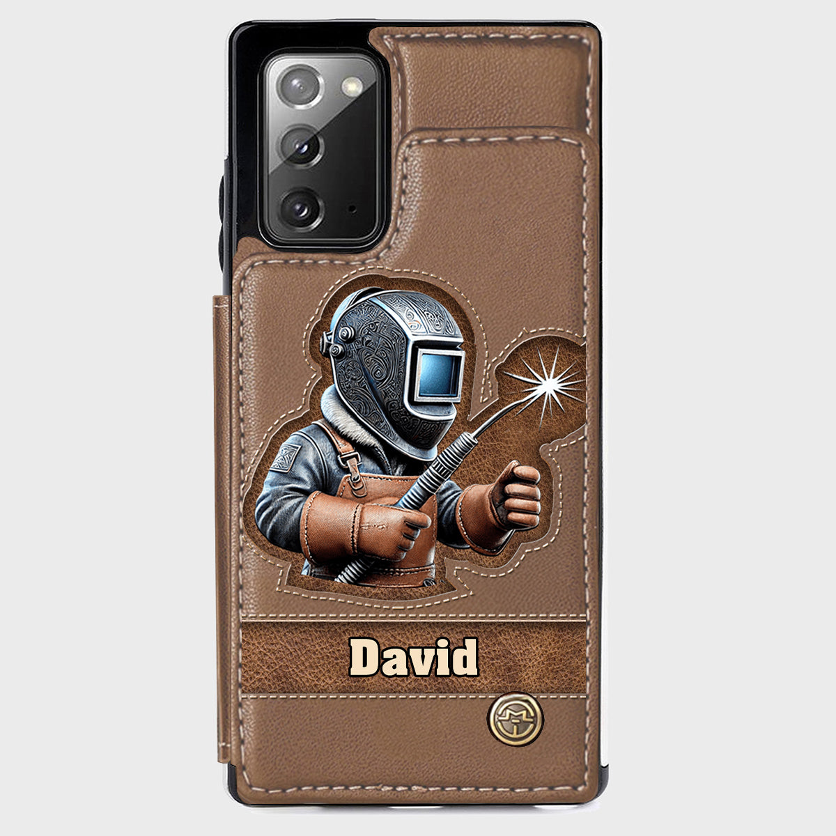 Strong Ones Become Welder - Personalized Welder Wallet Phone Case