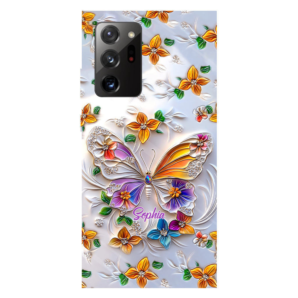 Stunning Butterfly Bee Dragonfly - Personalized Butterfly Full Print Phone Case