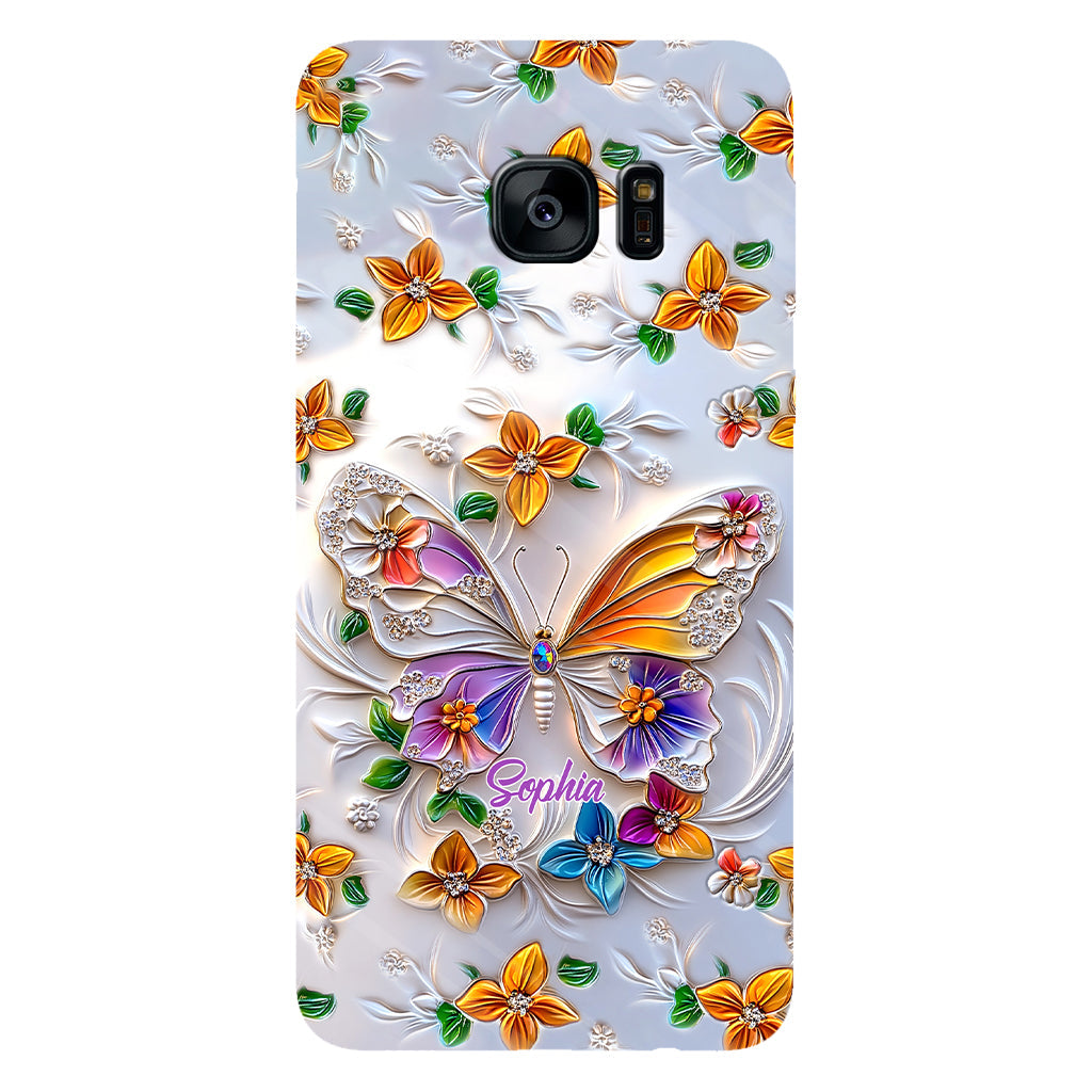 Stunning Butterfly Bee Dragonfly - Personalized Butterfly Full Print Phone Case