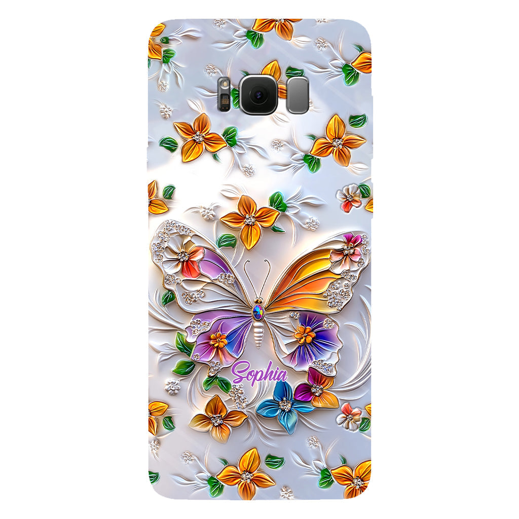 Stunning Butterfly Bee Dragonfly - Personalized Butterfly Full Print Phone Case